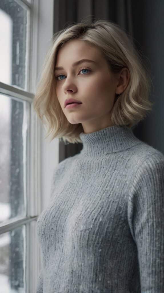 Face-Framing Layers with A-Line Back