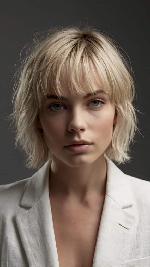 Razor-Cut Shattered Bob
