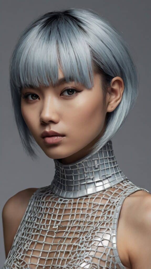 Layered Pixie with Micro Bangs