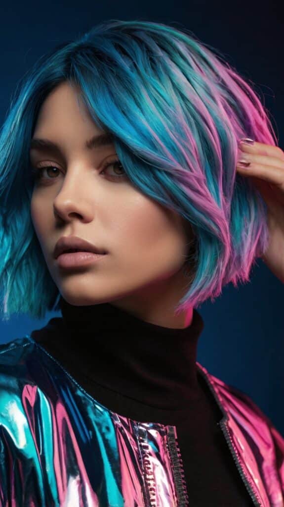 Shattered Bob with Hidden Undercut