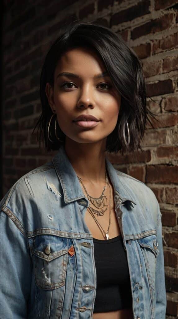 The Razor Cut Bob with Hidden Undercut