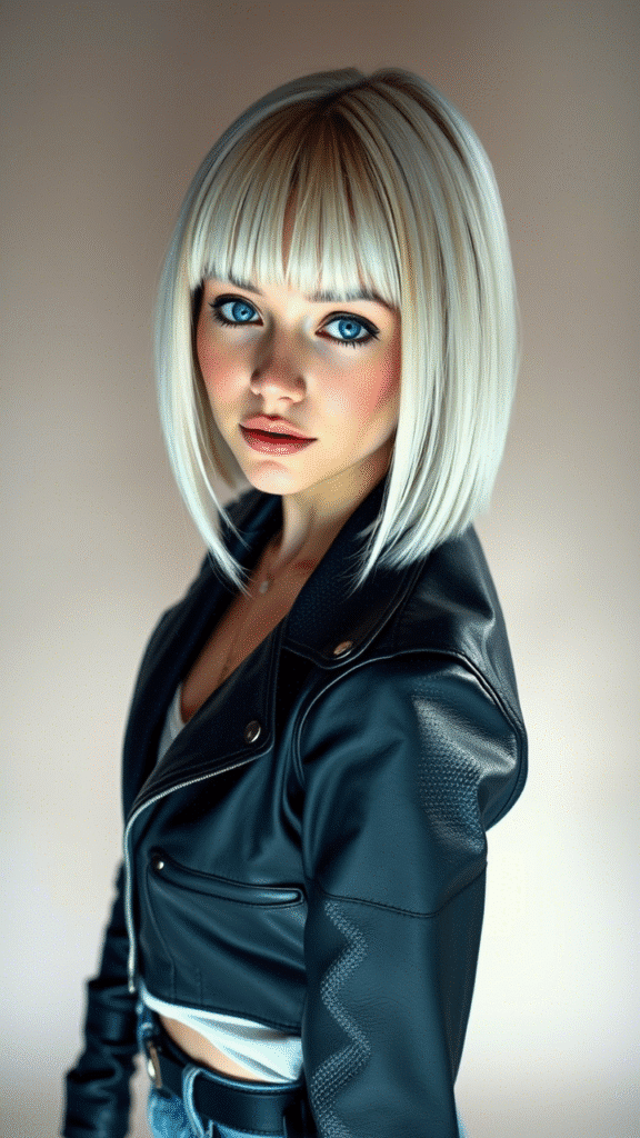 The Micro Blunt Bob