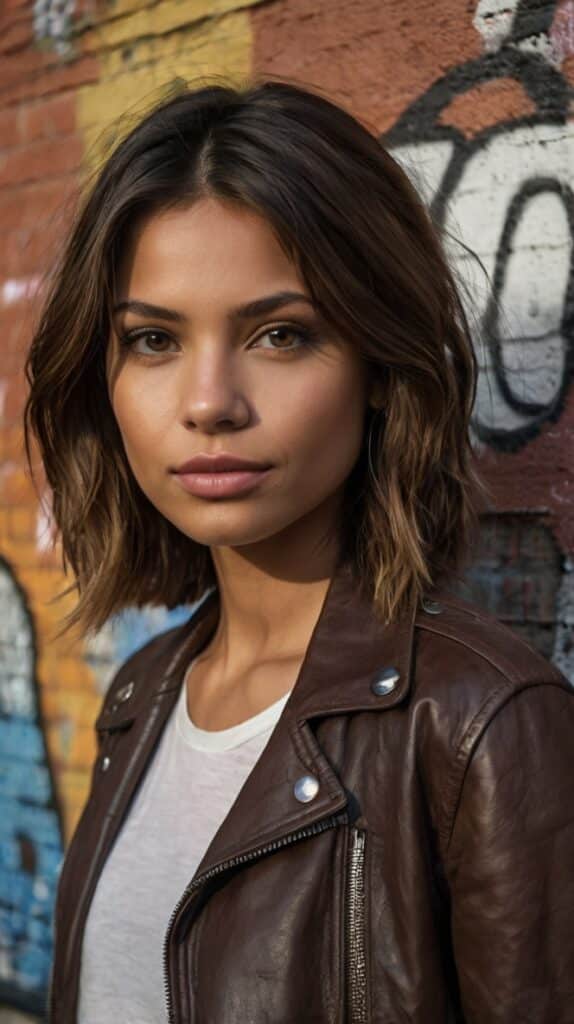 Textured Lob with Choppy Layers