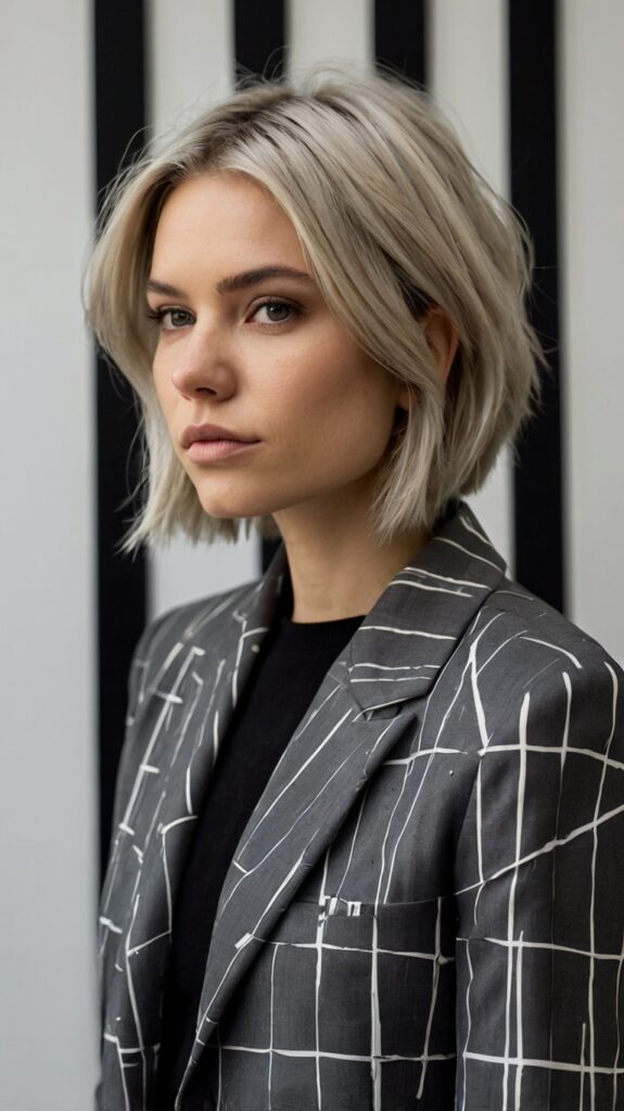 Asymmetrical Shattered Bob