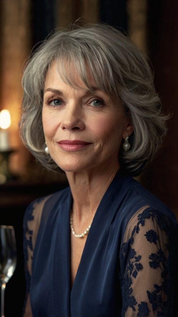 Side-Swept Elegance
