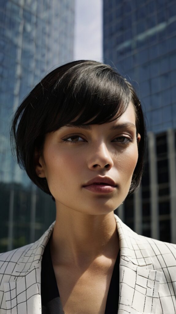 Asymmetrical Razor Bob