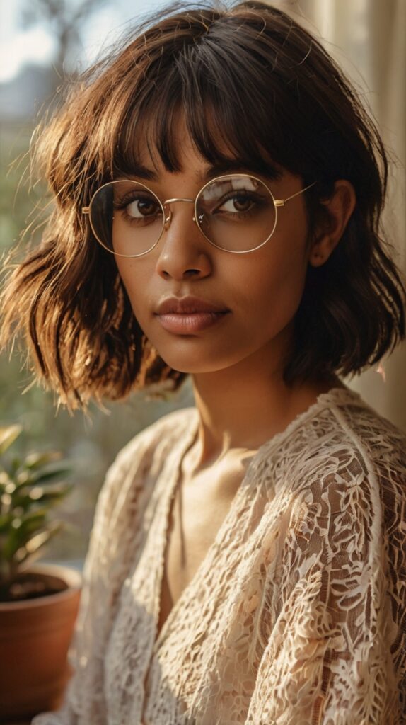 The Razor Bob with Curtain Bangs