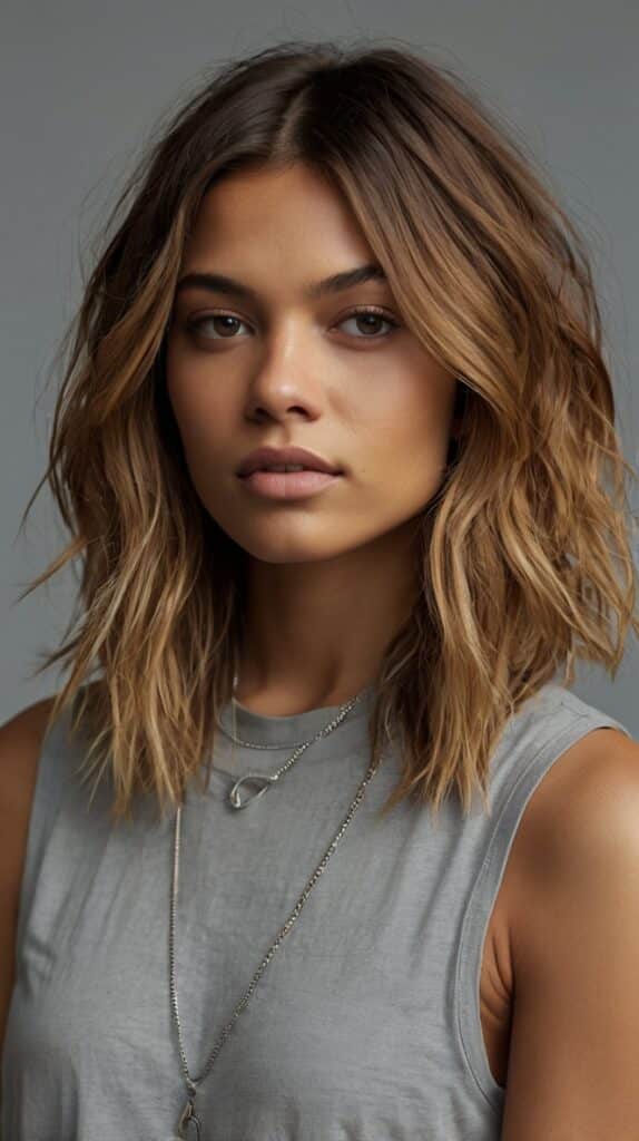 The Textured Blunt Bob
