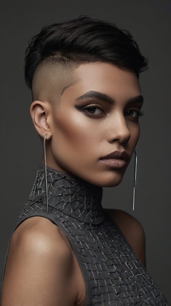 Bob with Undercut Detail