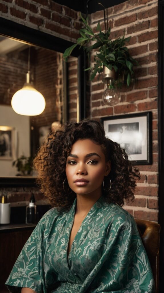 Textured Feathered Bangs