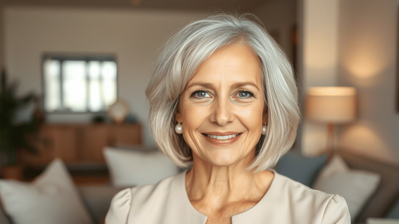 Head-Turning Bob Haircuts for Women Over 60