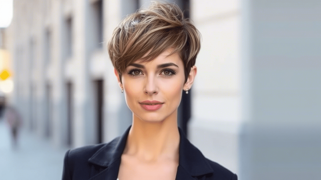 Layered Pixie Cut Ideas for Short Hair Woman