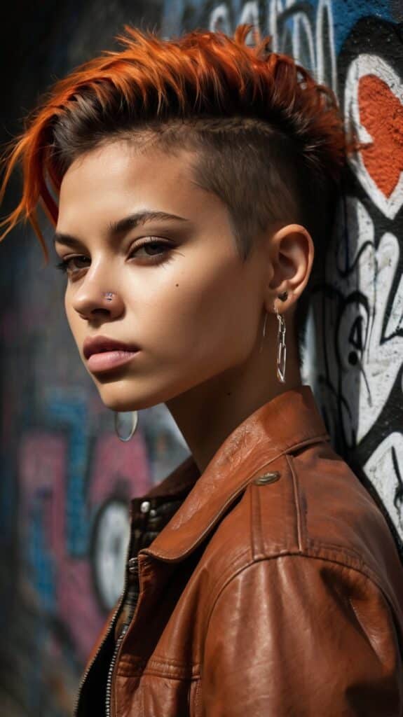 The Classic Fade with Vibrant Top