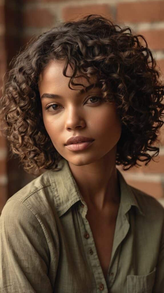 Chin-Length Natural Texture