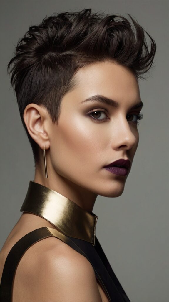 The Nape-Length Mohawk Fade