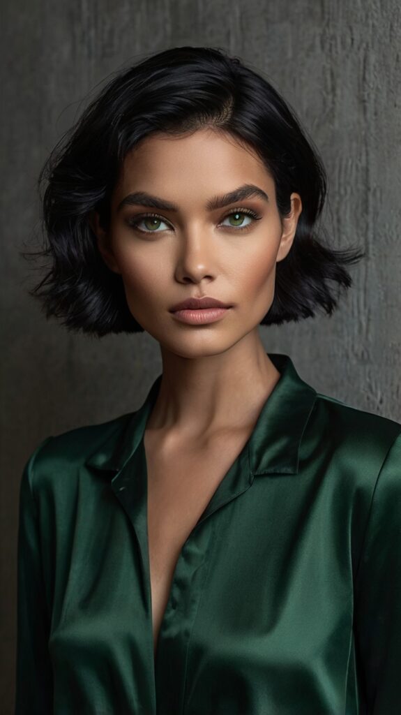 Blunt Bob with Textured Ends