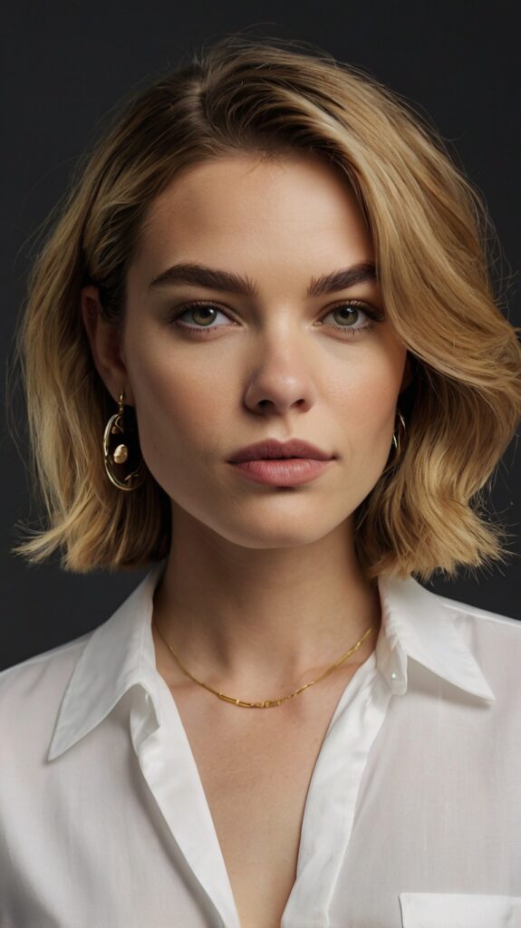 The Blunt Bob with Face-Framing Pieces