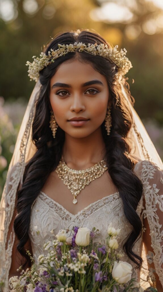 The Half-Up Crown Braid