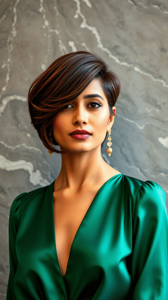 The Side-Swept Pixie