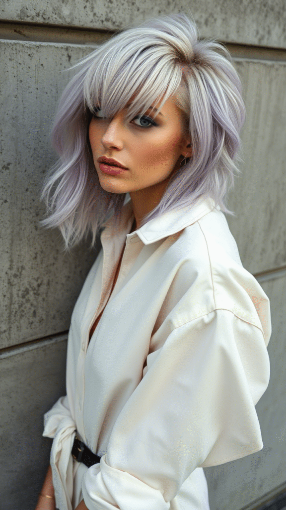 The Blonde Shag with Undercut
