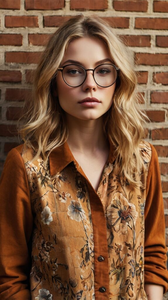 Mid-Length Blonde Shag with Razored Ends