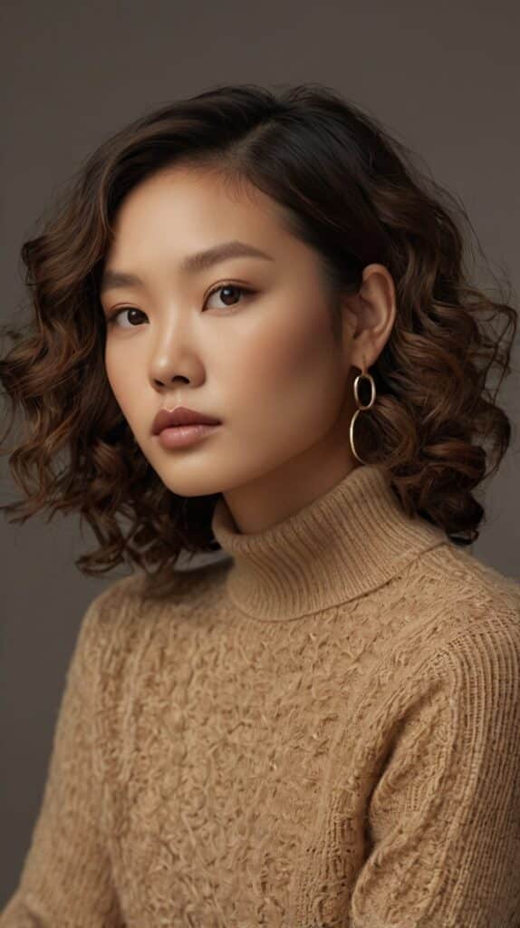 The Chin-Grazing Bob with Defined Curls