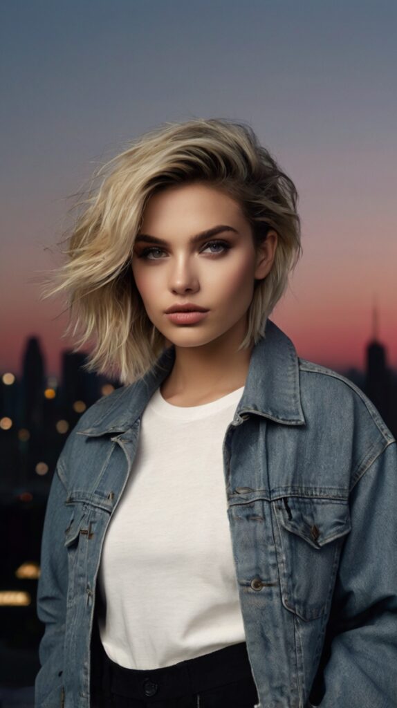 The Blonde Wolf Cut