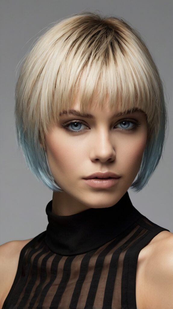 Asymmetrical Chin-Length Cut