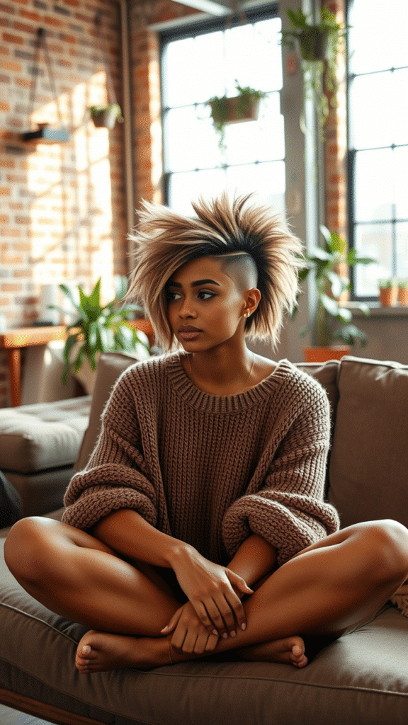 The Undercut Mohawk Fade