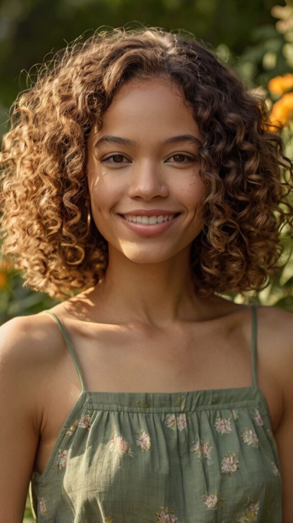 The Naturally Air-Dried Curly Bob