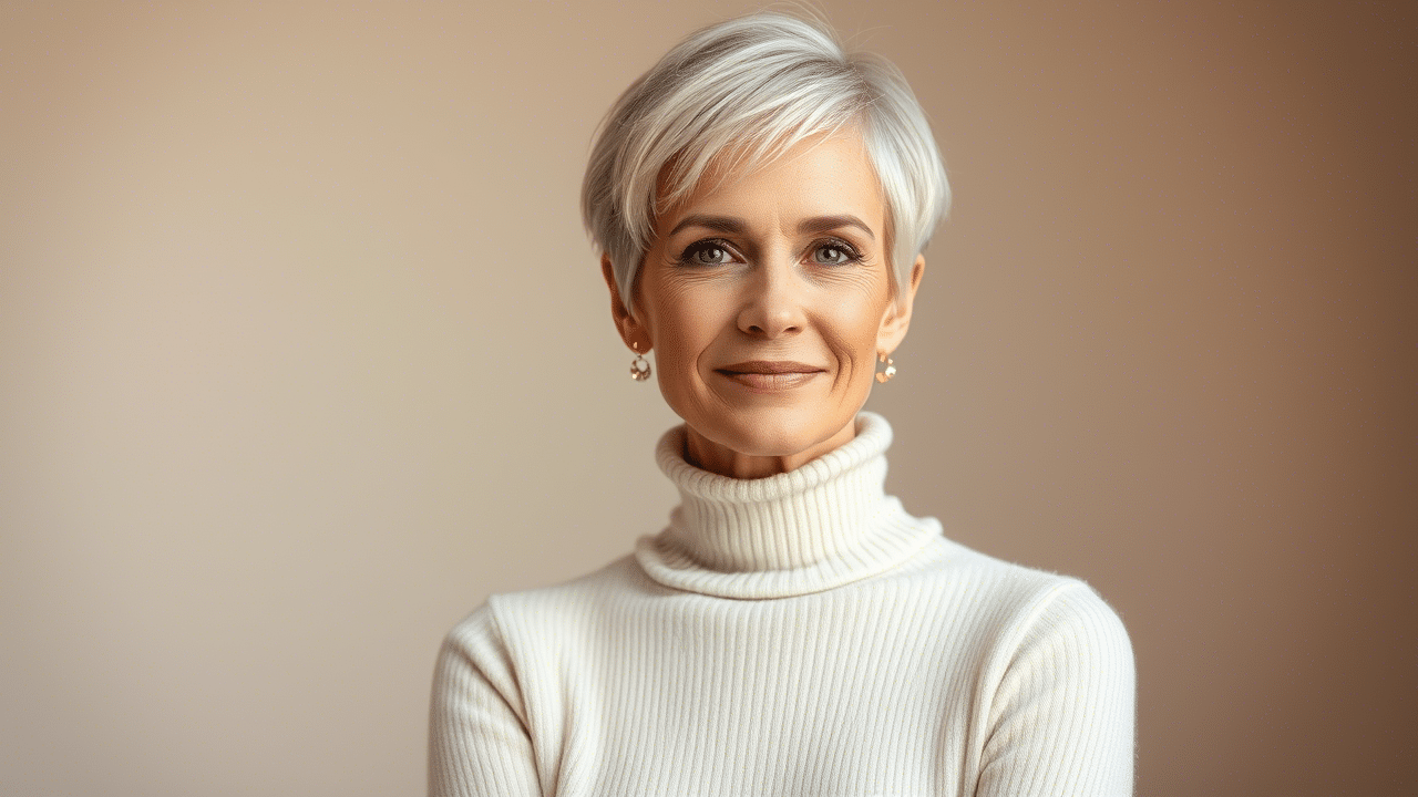 Short Hairstyles for Women Over 50 with Fine Hair
