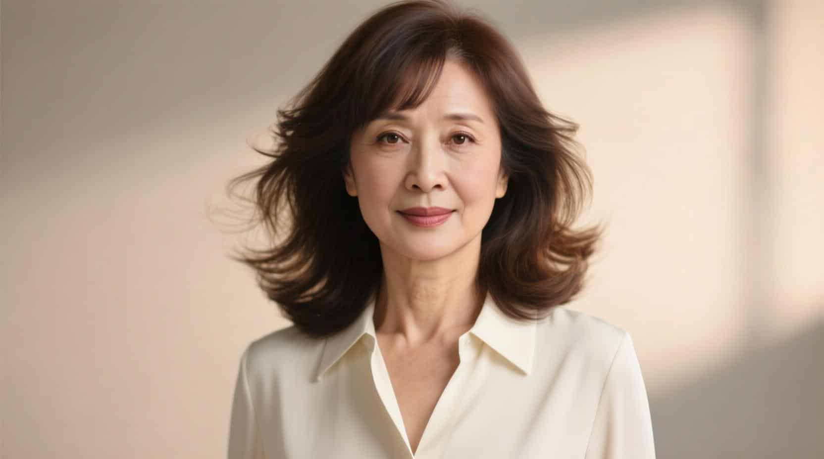 Stylish Hairstyles for Women Over 40 With Bangs